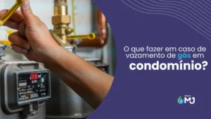 Vazamento de gás em condomínio com orientação de segurança e manutenção preventiva